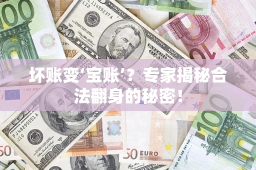 济南坏账变‘宝账’？专家揭秘合法翻身的秘密！