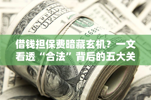 济南借钱担保费暗藏玄机？一文看透“合法”背后的五大关键陷阱