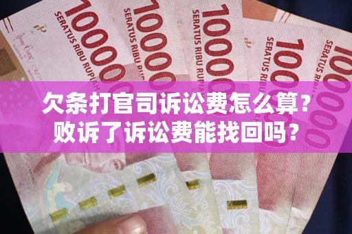 济南欠条打官司诉讼费怎么算？败诉了诉讼费能找回吗？