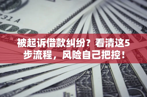 济南被起诉借款纠纷？看清这5步流程，风险自己把控！