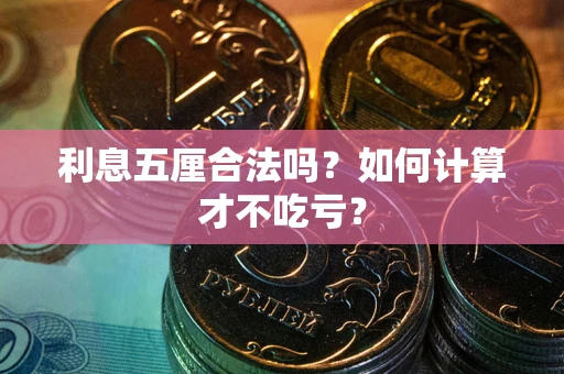 济南利息五厘合法吗？如何计算才不吃亏？