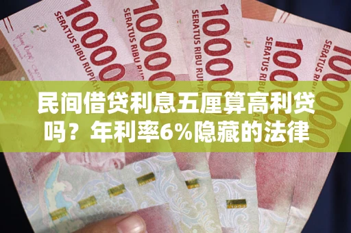 济南民间借贷利息五厘算高利贷吗？年利率6%隐藏的法律风险全解析