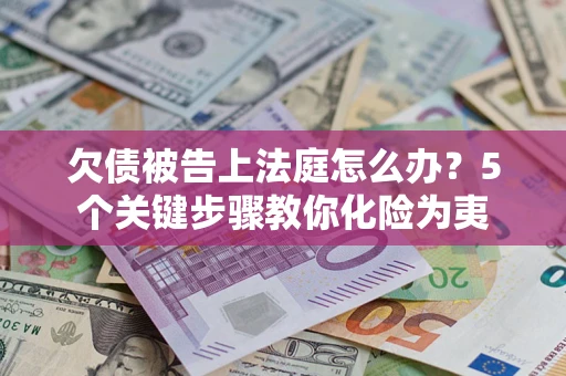 济南欠债被告上法庭怎么办？5个关键步骤教你化险为夷