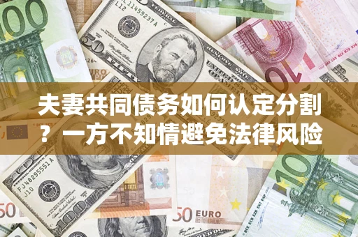 济南夫妻共同债务如何认定分割？一方不知情避免法律风险必看！